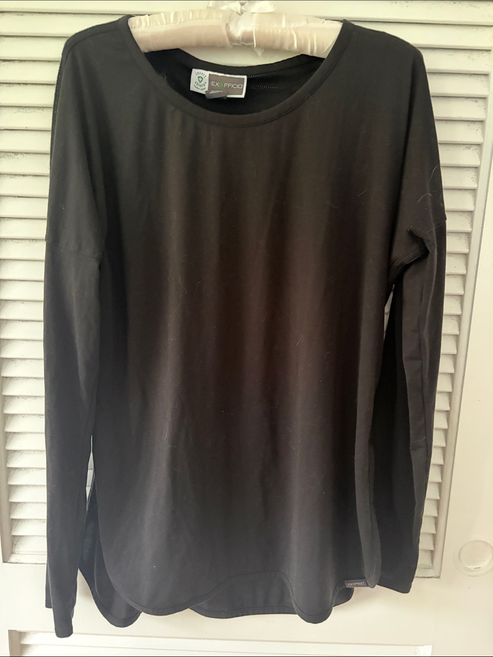 Exofficio Women’s Insect shield Black Long-Sleeve Crew Neck Top